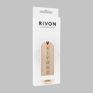 Підвісний освіжувач повітря на дзеркало заднього виду REAL FRESH RIVON Natural Wood Амбра