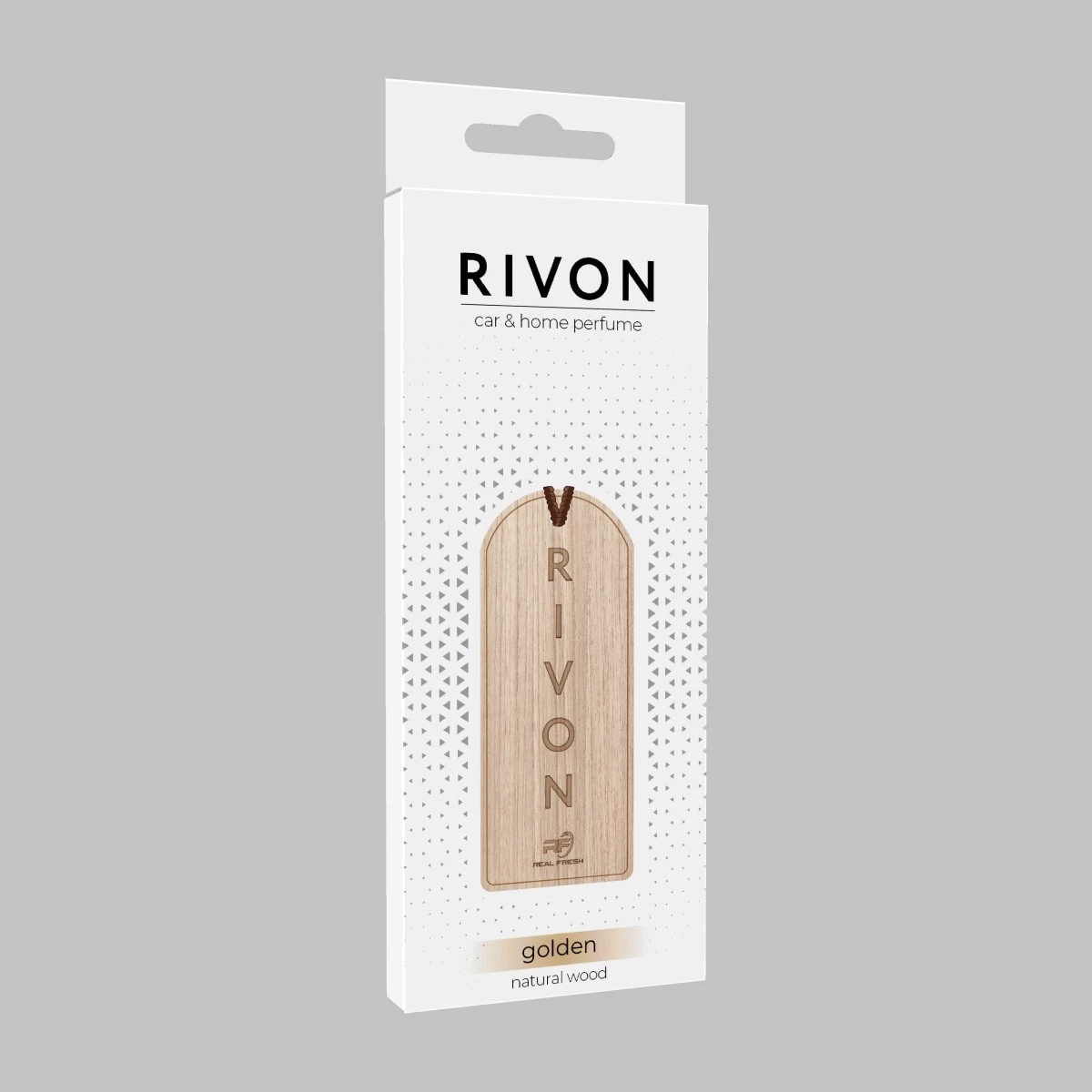 Ароматизатор REAL FRESH RIVON Natural Wood Золото Ароматизатор REAL FRESH RIVON Natural Wood Золото